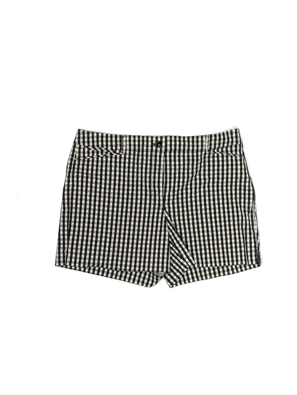 White House Black Market Checkered Shorts Size 12
